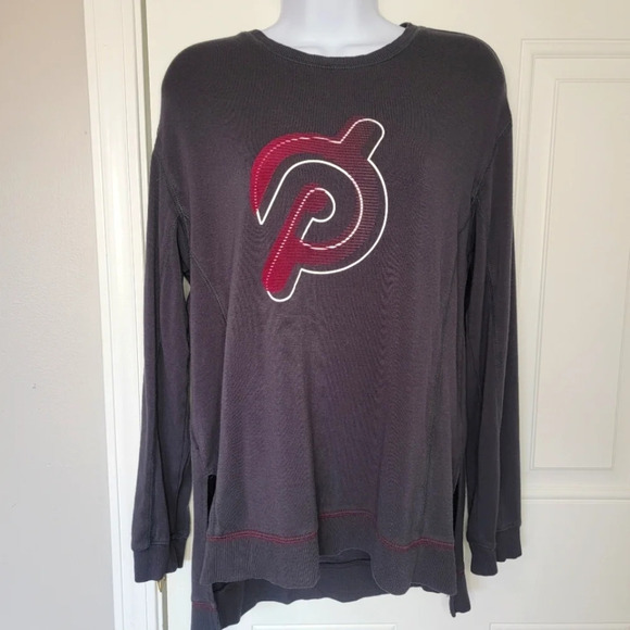 Peloton Long Sleeve Sweatshirt Size M Gray - Picture 1 of 8